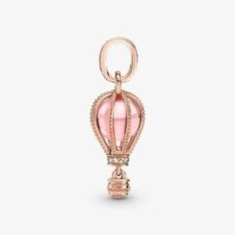 Pandora Sparkling Pink Hot Air Balloon Dangle Charm